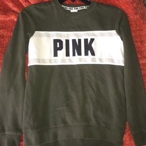 Pink sweater shirt